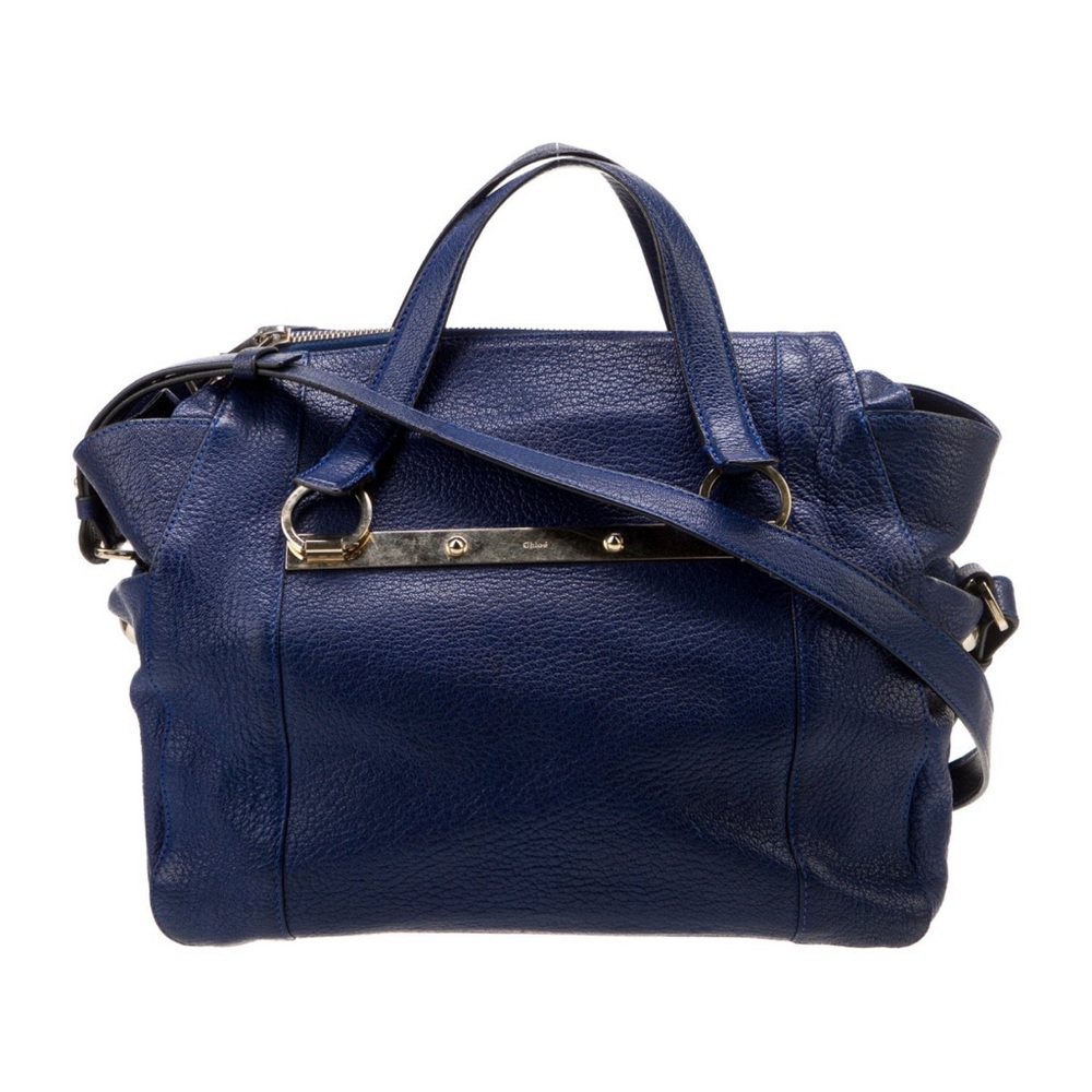 Chlo Solid Leather Shoulder Bag - image 4